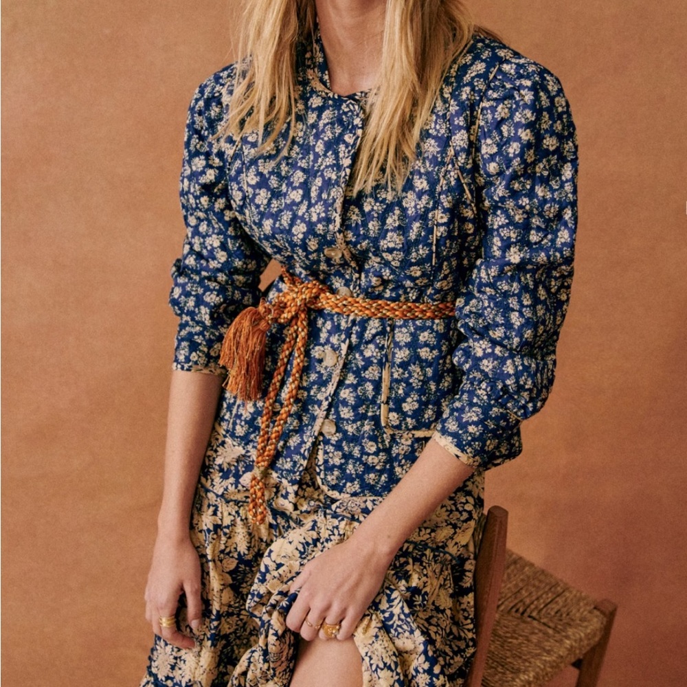 Sezane Jesper Quilted Jacket (36)